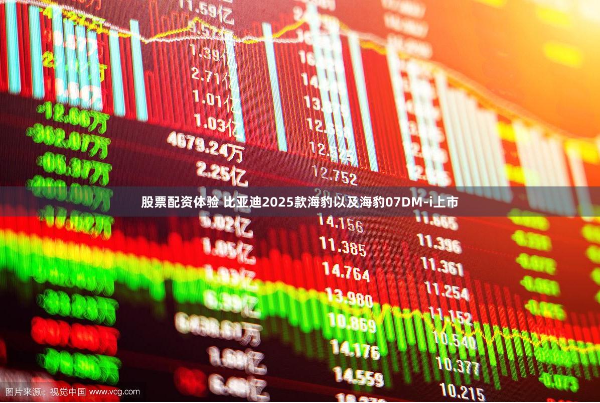 股票配资体验 比亚迪2025款海豹以及海豹07DM-i上市